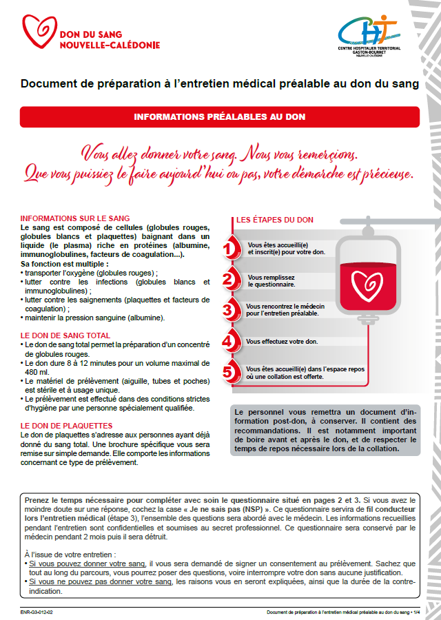 restriction don de sang